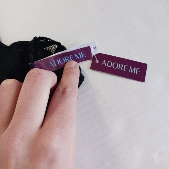 Nylon Lingerie Wrap up Cross Straps Lace - Picture 5 of 8